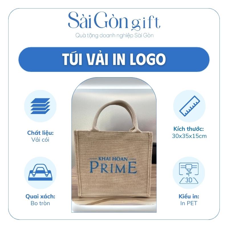 đặc điểm Túi Cói In Logo Quà Tặng Khách Hàng SG-T01