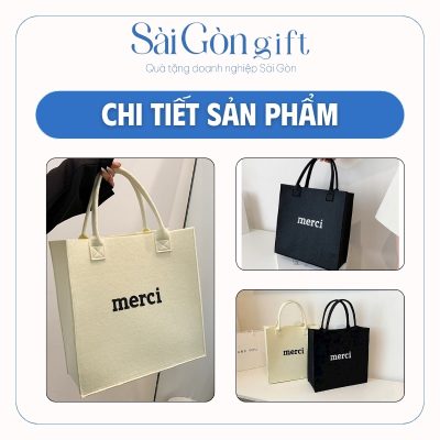Hình chụp chi tiết các màu và logo in trên túi vải