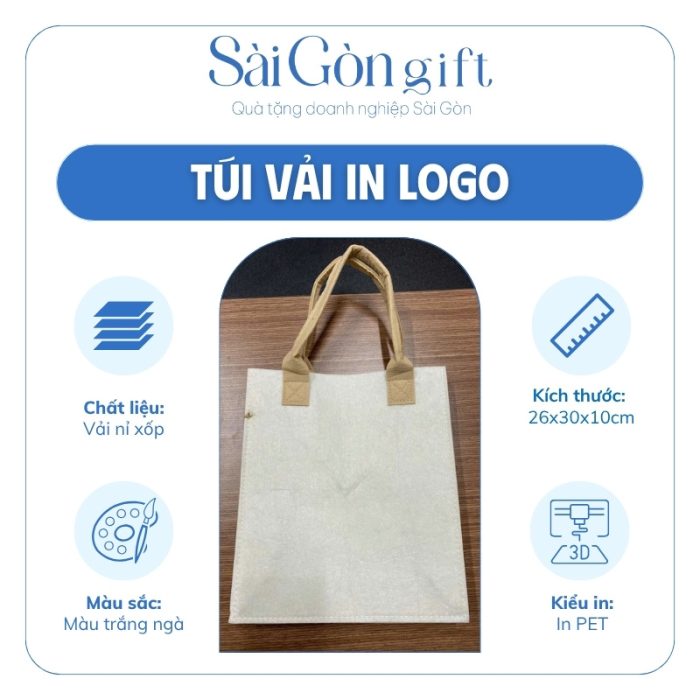 Đặc điểm túi vải nỉ in logo