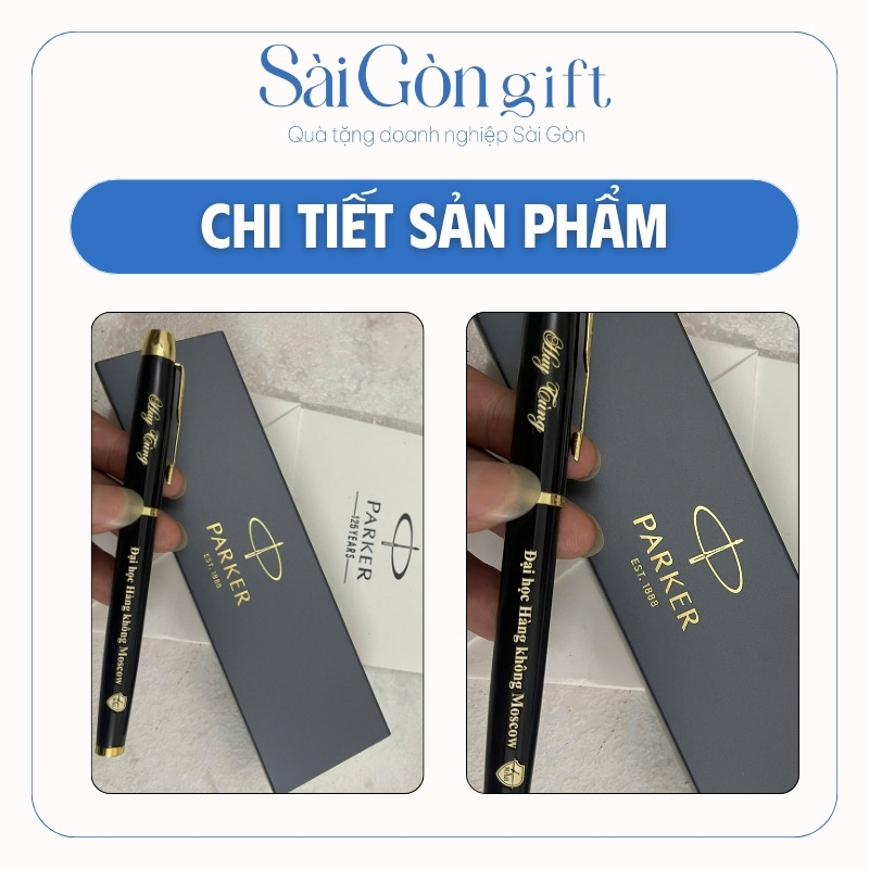 Bút Ký Khoen Vàng Trơn In Logo Quà Tặng Giáo Dục SG-BK03