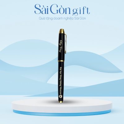 Bút Ký Khoen Vàng Trơn In Logo Quà Tặng Giáo Dục SG-BK03