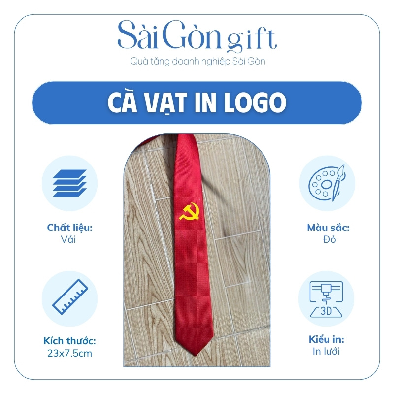 Cà Vạt Nữ Quà Tặng Đại Hội Đảng SG-CV02