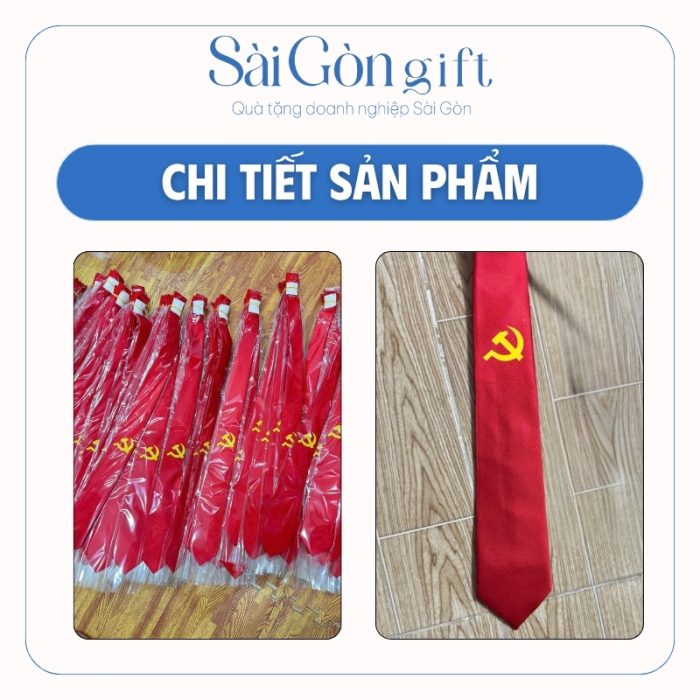 Cà Vạt Nữ Quà Tặng Đại Hội Đảng SG-CV02
