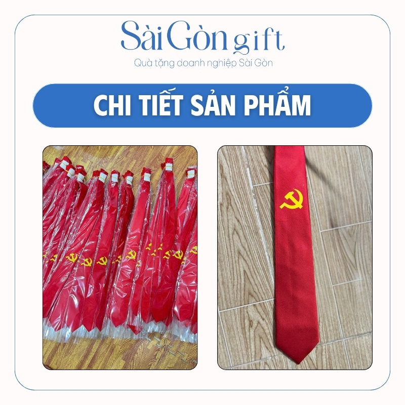Cà Vạt Nữ Quà Tặng Đại Hội Đảng SG-CV02