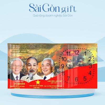 Đồng Hồ Tráng Gương Treo Tường Quà Tặng Kỷ Niệm Quốc Khánh 2/9 SG-DH16