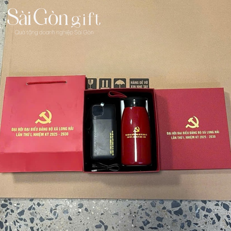 Bộ giftset quà tặng in logo