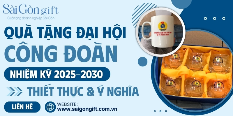 Quà tặng đại hội công đoàn in logo