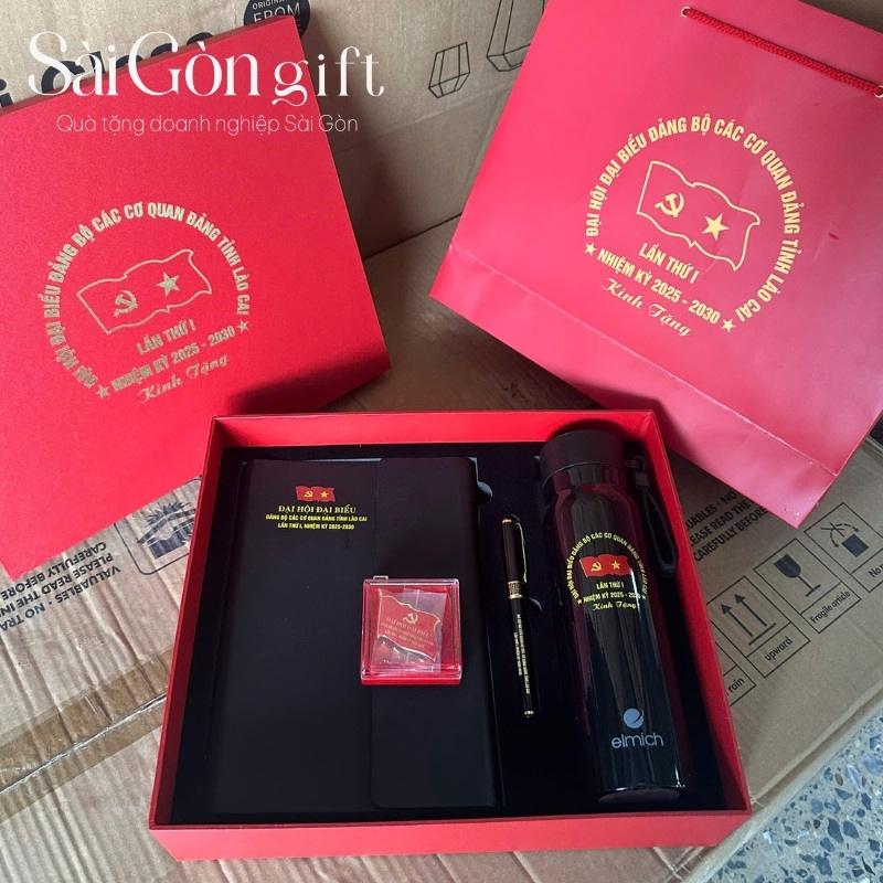 Bộ giftset quà tặng đại hội