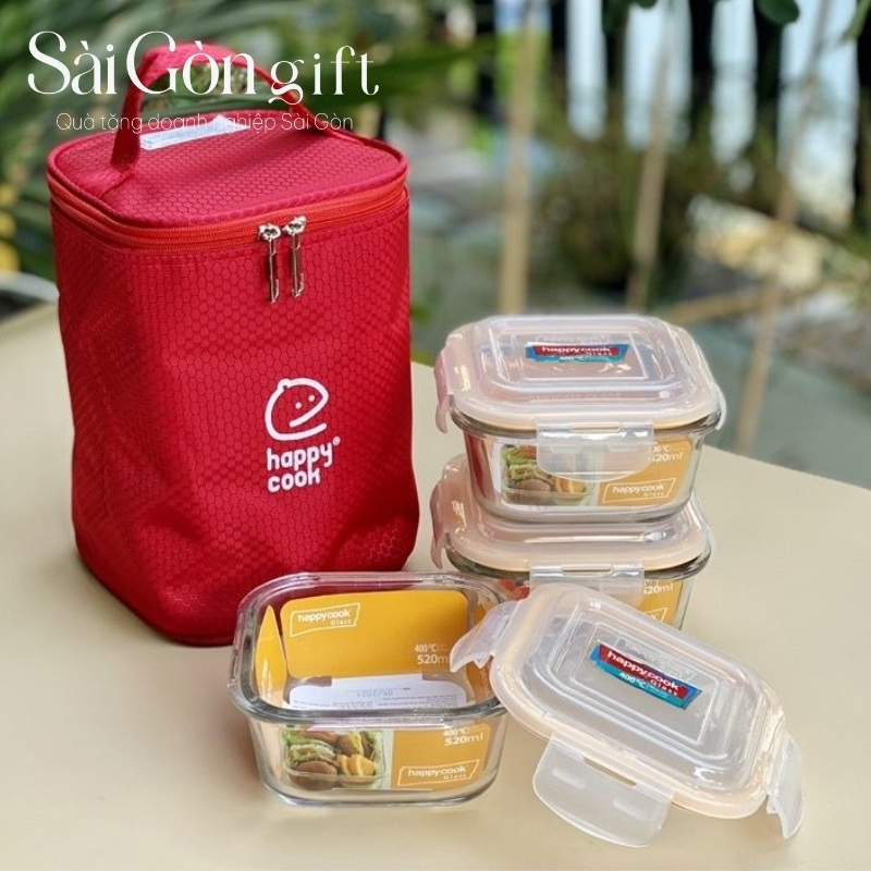 Bộ hộp cơm văn phòng quà tặng