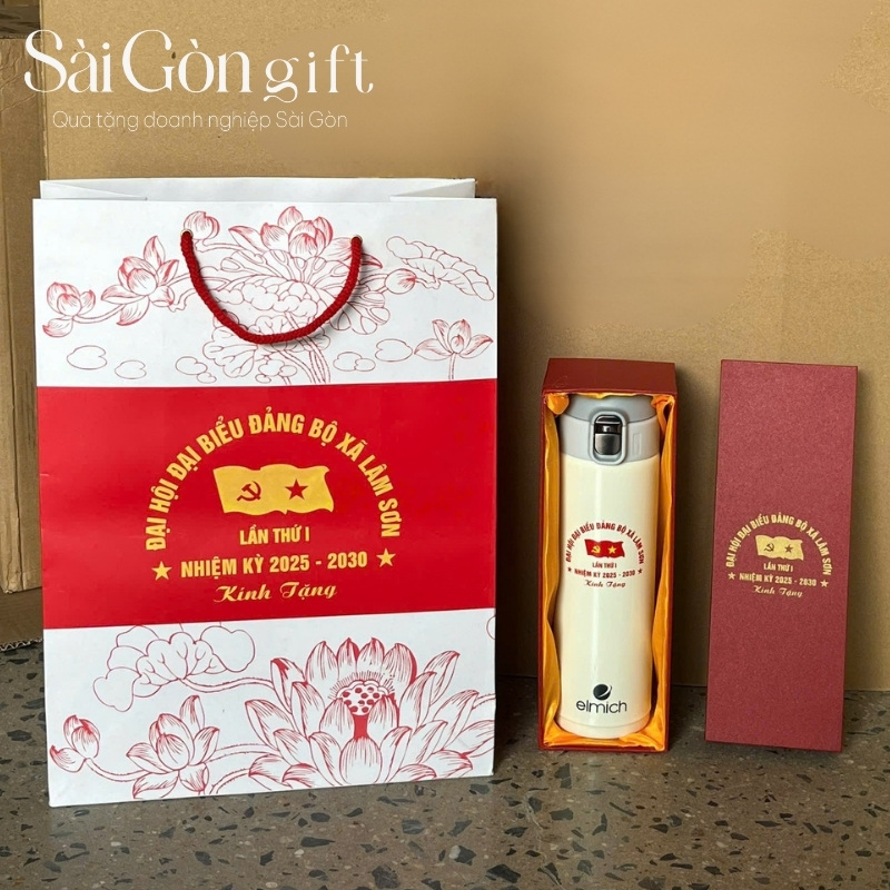 Bình giữ nhiệt quà tặng đại hội