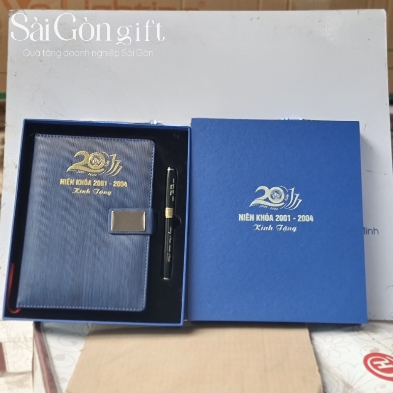 Bộ giftset sổ da bút ký