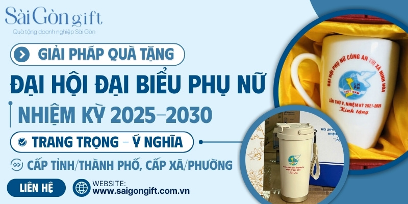 Quà tặng đại hội đại biểu phụ nữ