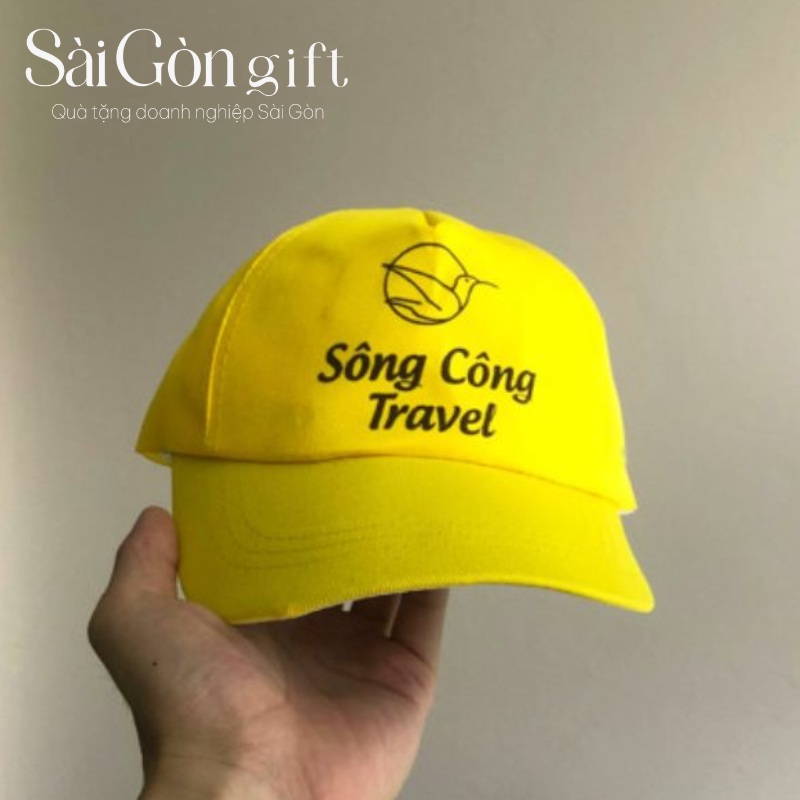 Mũ lưỡi trai thêu logo quà tặng
