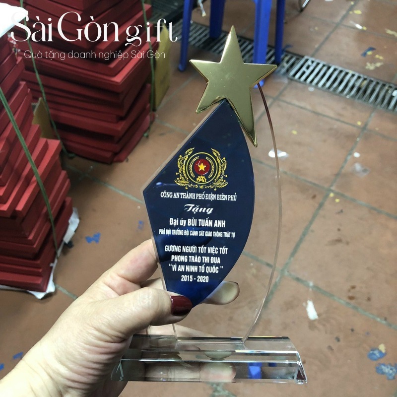 Kỷ niệm chương quà tặng in logo