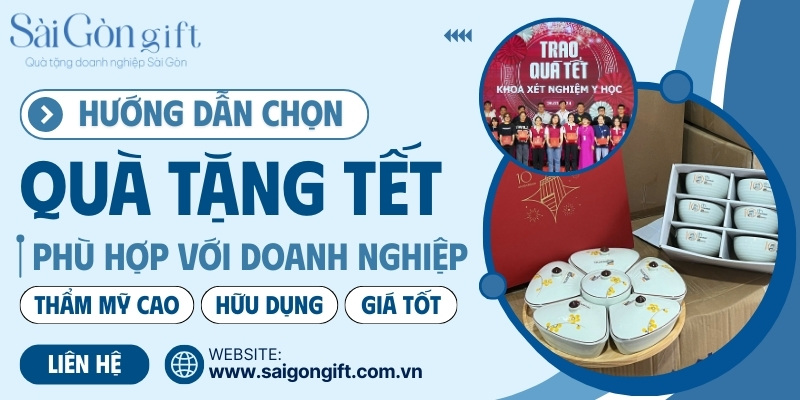 Chọn quà tặng Tết cho doanh nghiệp