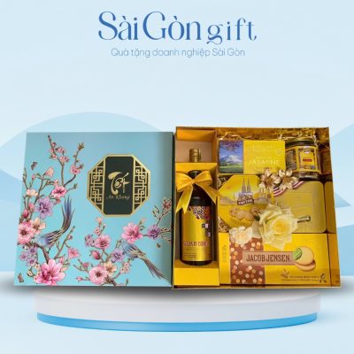 Hộp Quà Tết An Khang SG-QT02 - Quà Tặng Doanh Nghiệp Cao Cấp
