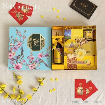 Hộp Quà Tết An Khang SG-QT02 - Quà Tặng Doanh Nghiệp Cao Cấp