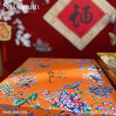 Hộp Quà Tết Sắc Xuân SG-QT01 | Quà Tặng Đối Tác, Khách Hàng
